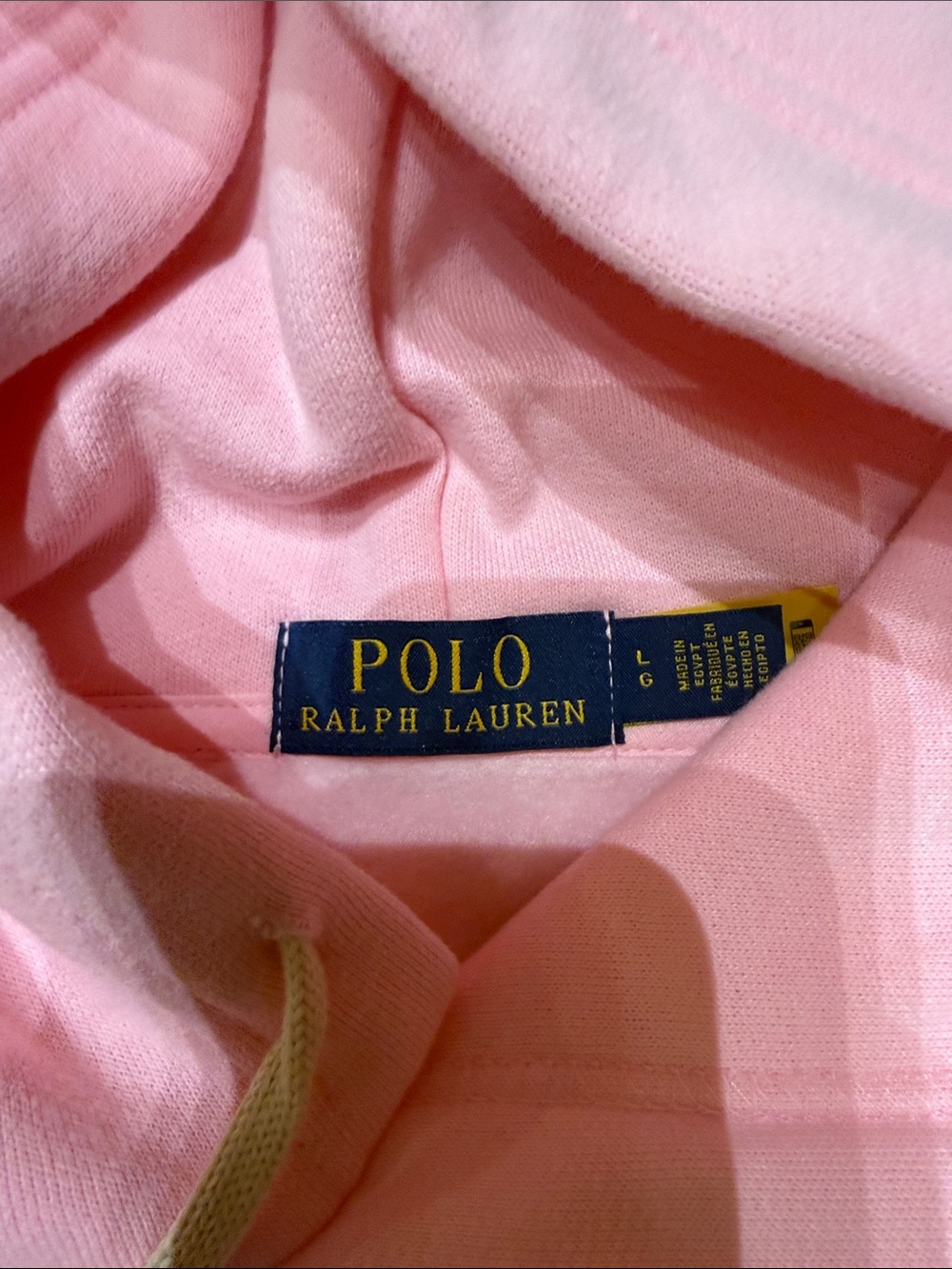 Polo by Ralph Lauren Pink Pullover Hoodie with Blue Pony - Picture 3 of 6